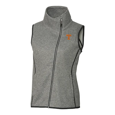Gilet zippé pour femme, gris, Cutter & Buck, Tennessee Volunteers, grand-voile