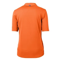 Polo recyclé en piqué écologique pour femme Cutter & Buck Tennessee Orange Volunteers Alumni Virtue