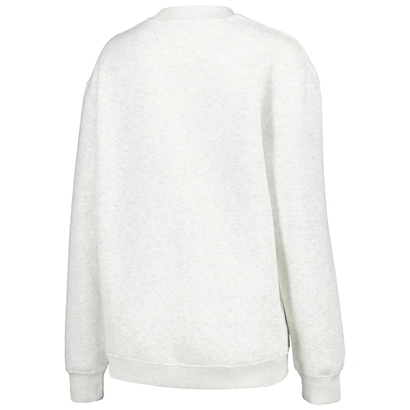 Women's Established & Co. Ash Tennessee Volunteers Logo Pullover Sweatshirt