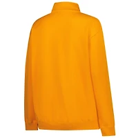 Women's Fanatics Tennessee Orange/White Volunteers Plus Quarter-Zip Pullover