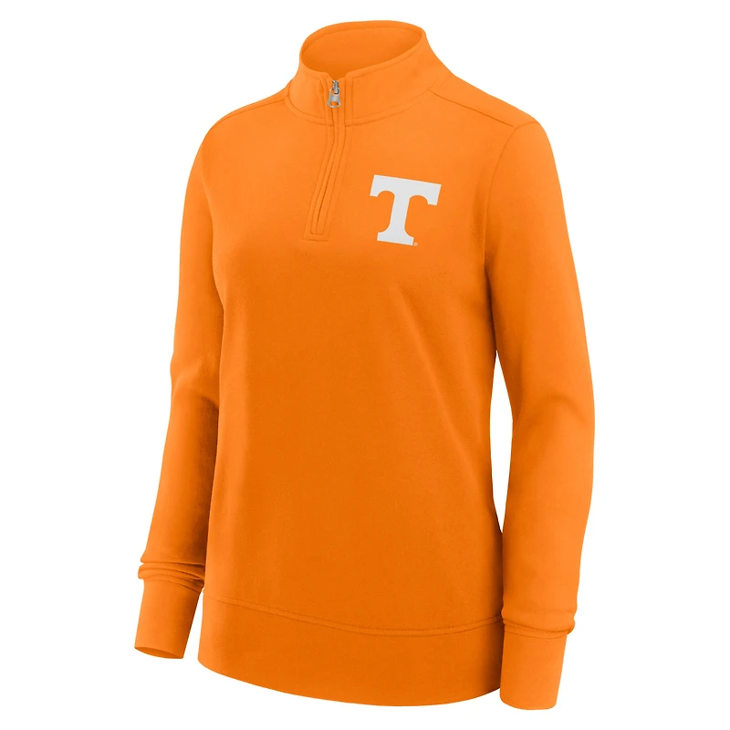 Veste zippée quart de tour en French Terry Velocity Tennessee Orange pour femme Fanatics Volunteers