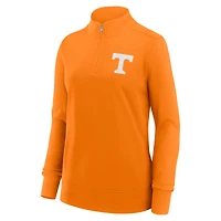 Veste zippée quart de tour en French Terry Velocity Tennessee Orange pour femme Fanatics Volunteers