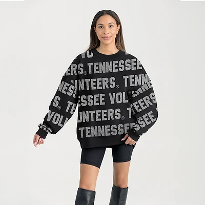 Sweat-shirt noir Gameday Couture pour femme des Tennessee Volunteers Hype Era