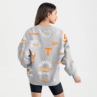 Sweat-shirt polaire gris Gameday Couture pour femme, motif Always On Repeat des Tennessee Volunteers
