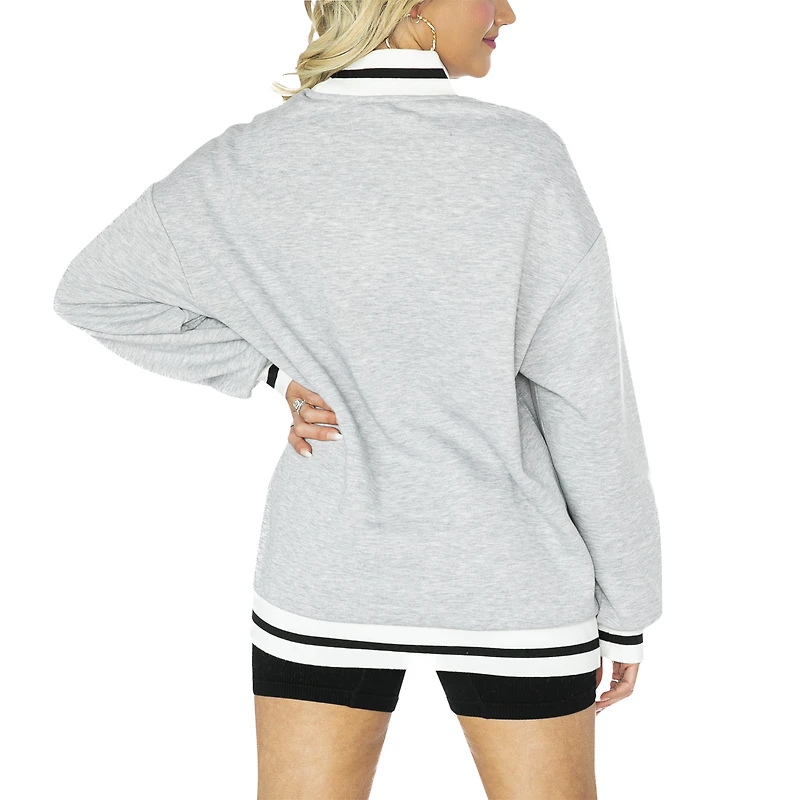 Sweat-shirt à col montant sportif Gameday Couture pour femme, gris, Tennessee Volunteers It To Win