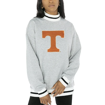 Sweat-shirt à col montant sportif Gameday Couture pour femme, gris, Tennessee Volunteers It To Win