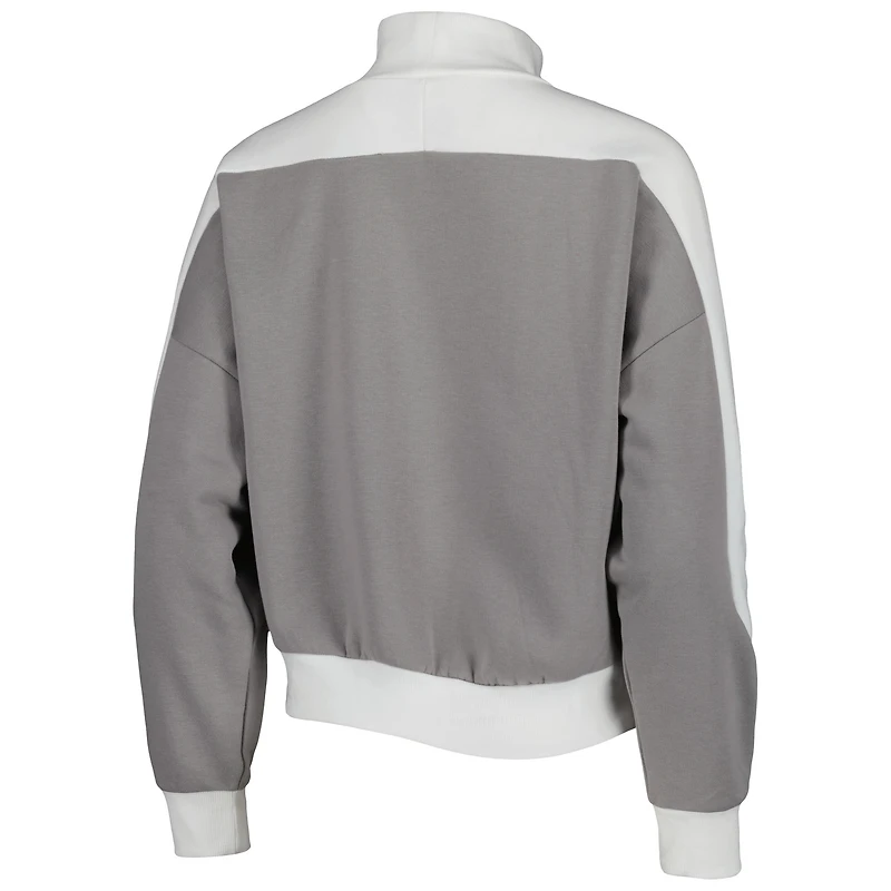 Sweat-shirt Gameday Couture Gris Tennessee Volunteers Make it a Mock Sporty pour femmes