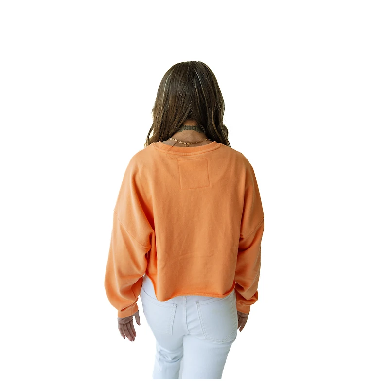Sweat-shirt court Phipps des Tennessee Volunteers pour femmes, tenue de match sociale, orange du
