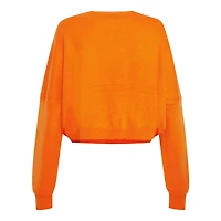 Pull oversize court en tricot Ivy pour femme, Hype and Vice, Tennessee Orange, Volunteers