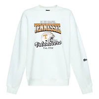 Sweat-shirt blanc pour femme Hype and Vice des Tennessee Volunteers Classic Era