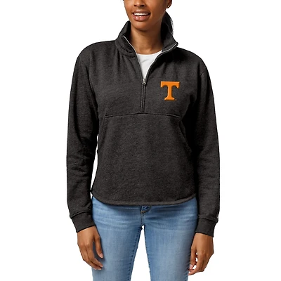 Sweat-shirt à capuche zippé en trois parties Victory Springs des Tennessee Volunteers, couleur anthracite, pour femmes de la ligue universitaire