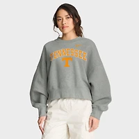 Sweat-shirt Nike gris chiné surdimensionné pour femme, Tennessee Volunteers, Phoenix Arch