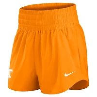 Women's Nike Orange Tennessee Volunteers Performance One Dri-FIT High-Rise Shorts