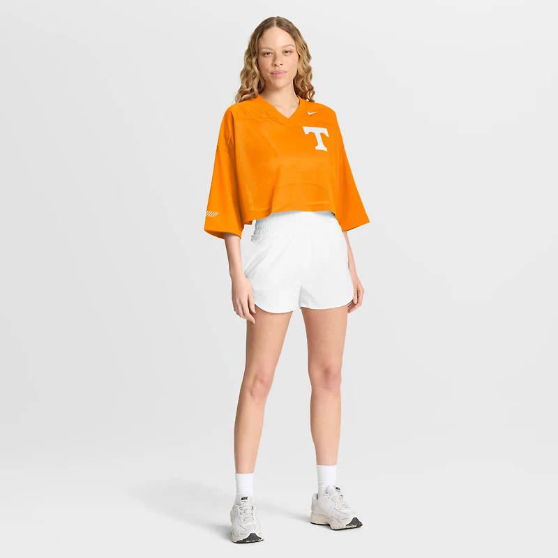 Women's Nike Tennessee Orange Volunteers Cropped Mesh Dri-FIT Fashion Jersey
