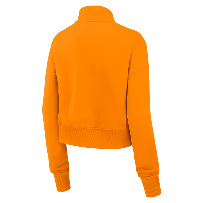 Women's Nike Tennessee Orange Volunteers Legacy Elevated Logo Half-Zip Sweatshirt