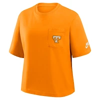 Women's Nike  Tennessee Orange Volunteers Legacy Pocket Boxy T-Shirt