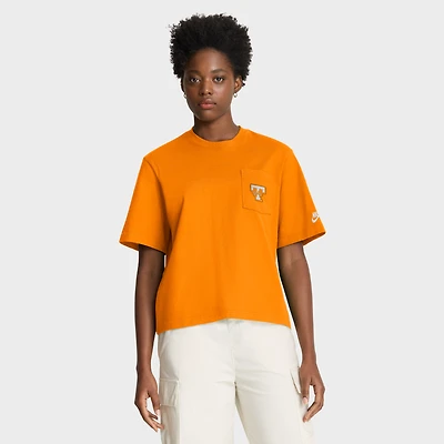 Women's Nike  Tennessee Orange Volunteers Legacy Pocket Boxy T-Shirt