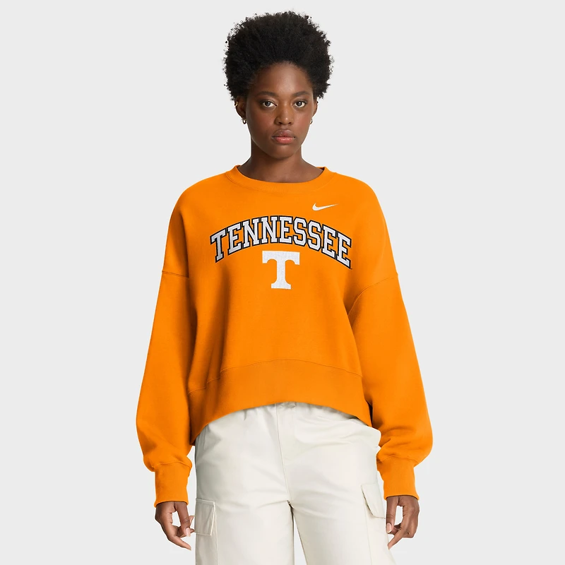 Sweat-shirt Nike Tennessee Orange surdimensionné pour femme, motif Phoenix Arch, Volunteers