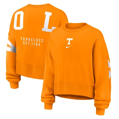 Sweat-shirt oversize Nike Tennessee Volunteers Phoenix pour femme, orange