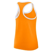 Débardeur dos nageur Nike Tennessee Orange Volunteers Primetime Tri-Blend pour femme