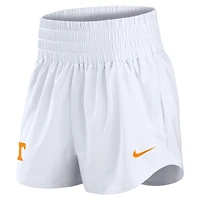 Women's Nike White Tennessee Volunteers Performance One Dri-FIT High-Rise Shorts