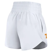 Women's Nike White Tennessee Volunteers Performance One Dri-FIT High-Rise Shorts