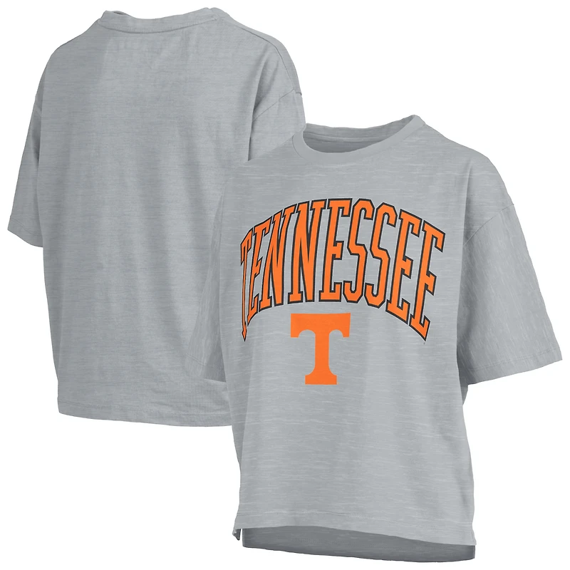 Women's Pressbox  Gray Tennessee Volunteers Nelson T-Shirt