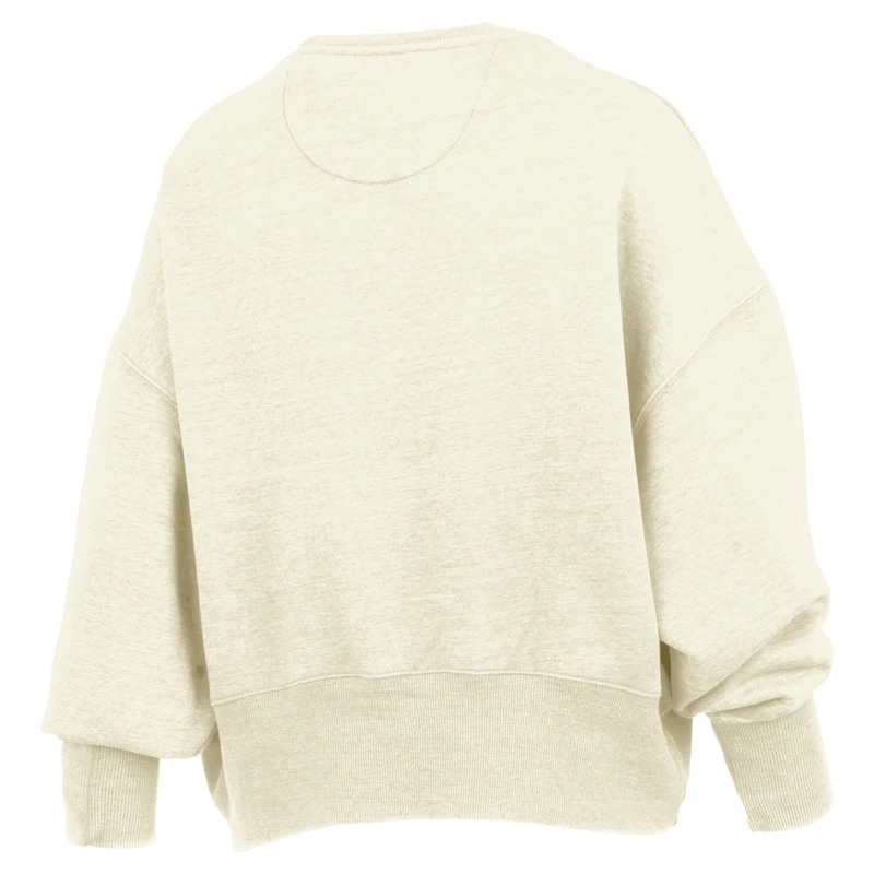 Sweat-shirt ras du cou surdimensionné à taille haute pour femme