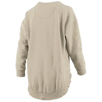 Sweat-shirt en polaire poncho Pressbox Tan Tennessee Volunteers pour femme