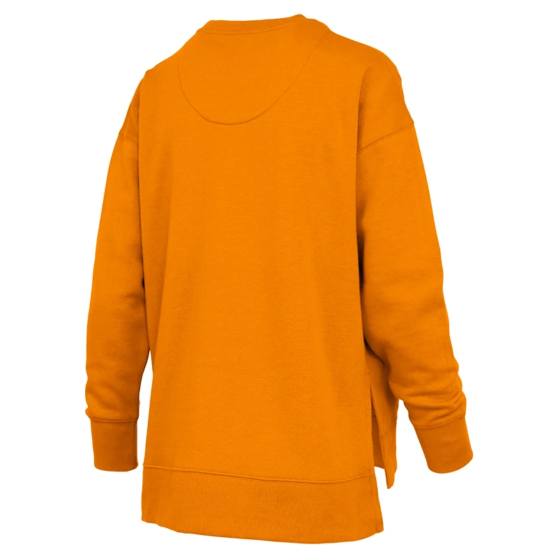 Sweat-shirt à capuche pour femme avec inscription Harper et chenille Orange Tennessee Volunteers Bonanza