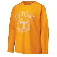 Women's Pressbox Tennessee Orange Volunteers Chandler Olive Leaf Arch Long Sleeve T-Shirt