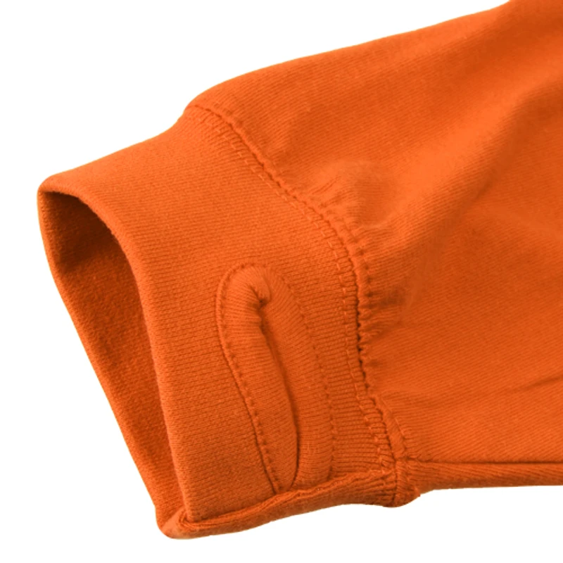 Femme Pressbox Tennessee Orange Volunteers Edith Haut oversize à manches longues