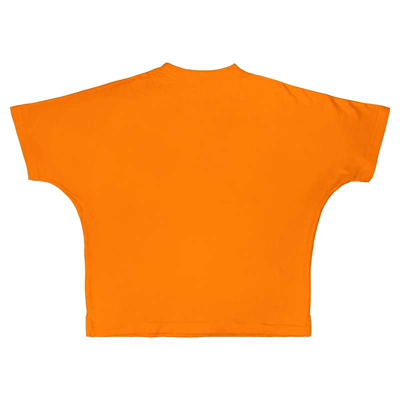 Women's Pressbox  Tennessee Orange Volunteers Flannigan Oversized T-Shirt