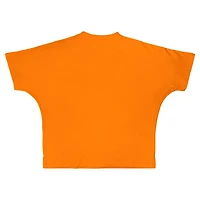 Women's Pressbox  Tennessee Orange Volunteers Flannigan Oversized T-Shirt