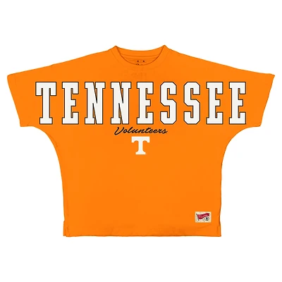 Women's Pressbox Tennessee Orange Volunteers Flannigan Oversized T-Shirt