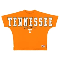 Women's Pressbox  Tennessee Orange Volunteers Flannigan Oversized T-Shirt