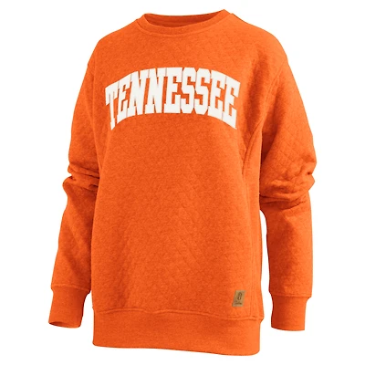 Sweat-shirt matelassé pour femme Pressbox Tennessee Orange Volunteers Moose