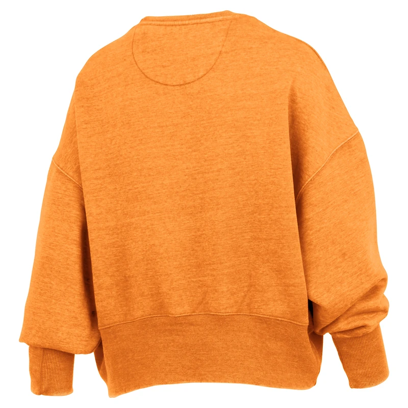 Sweat-shirt ras du cou surdimensionné pour femme, orange, Tennessee Volunteers, Pressbox