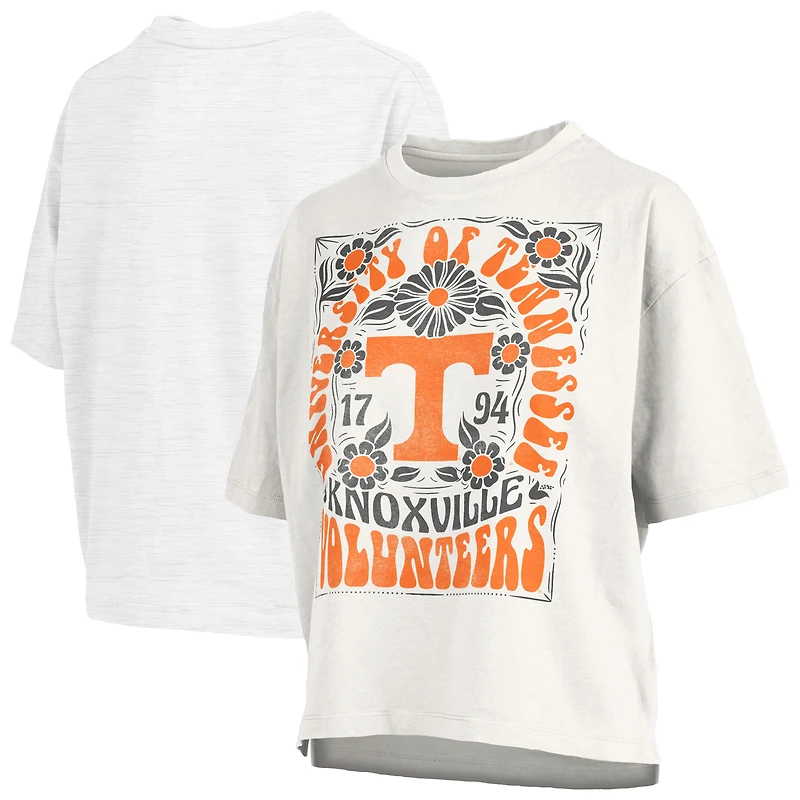 T-shirt surdimensionné Harmony pour femme Pressbox White Tennessee Volunteers