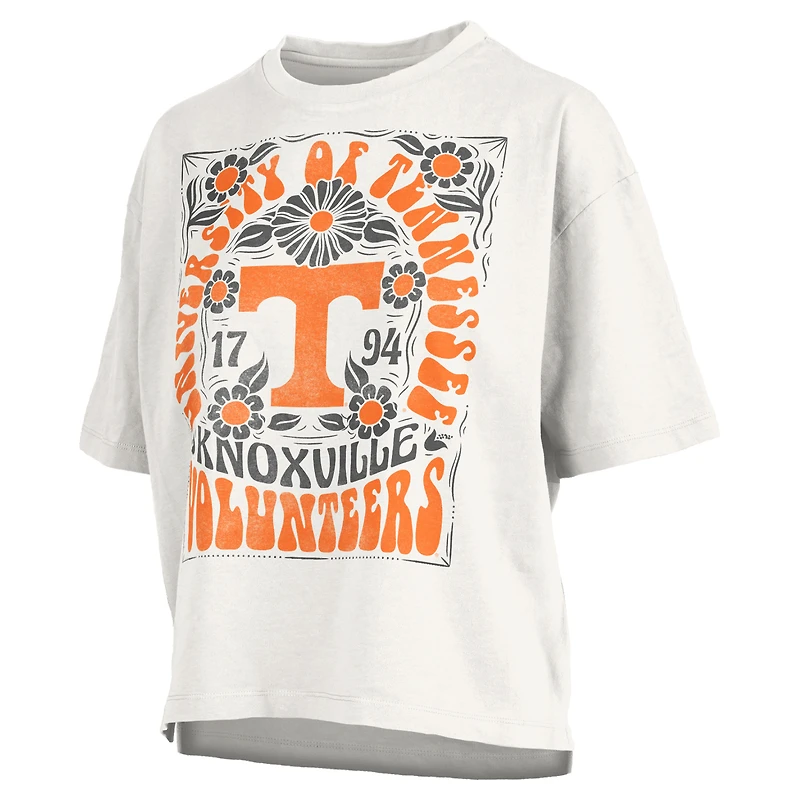 T-shirt surdimensionné Harmony pour femme Pressbox White Tennessee Volunteers