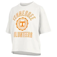 Women's Pressbox Tennessee Volunteers Motley Crew Bishop Waist Length Oversized Slub T-Shirt