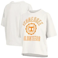 Women's Pressbox Tennessee Volunteers Motley Crew Bishop Waist Length Oversized Slub T-Shirt