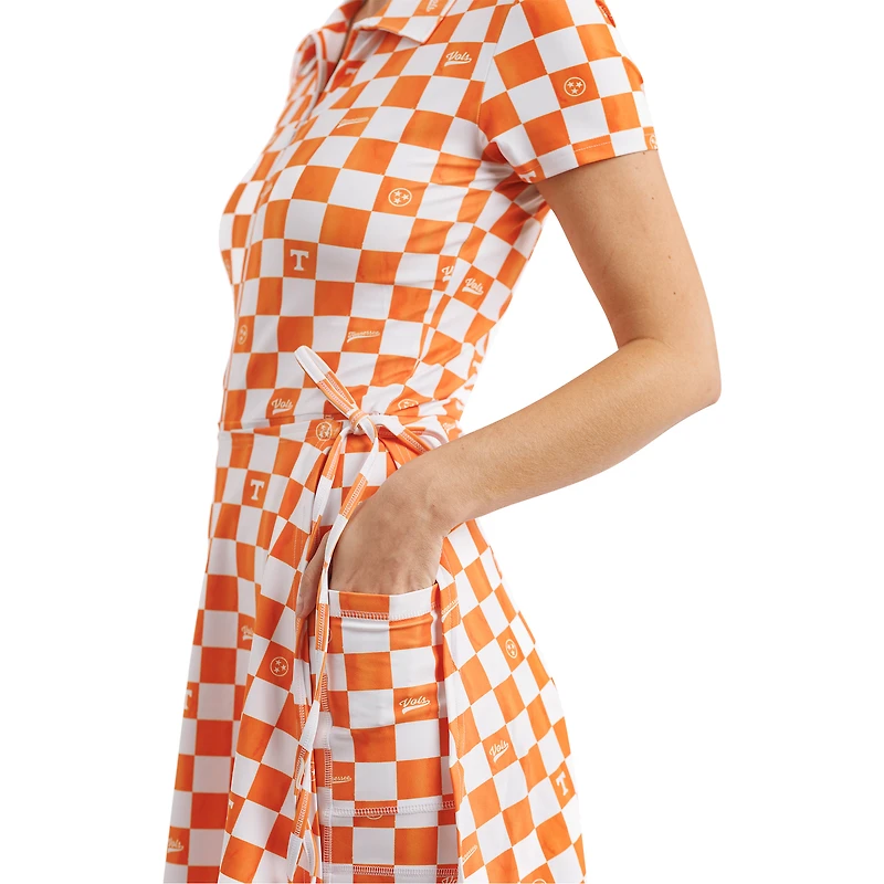 Women's Smith & Quinn Tennessee OrangeTennessee Volunteers/White Tailgate Collection Ivy Dress