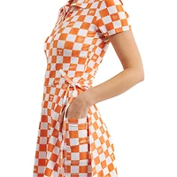 Women's Smith & Quinn Tennessee OrangeTennessee Volunteers/White Tailgate Collection Ivy Dress
