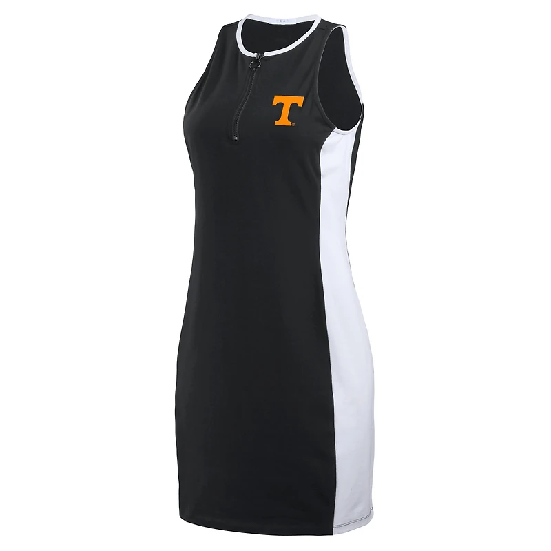Women's WEAR by Erin Andrews Black Tennessee Volunteers Bodyframing Tank Dress