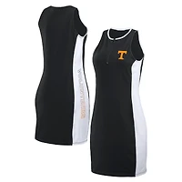 Women's WEAR by Erin Andrews Black Tennessee Volunteers Bodyframing Tank Dress