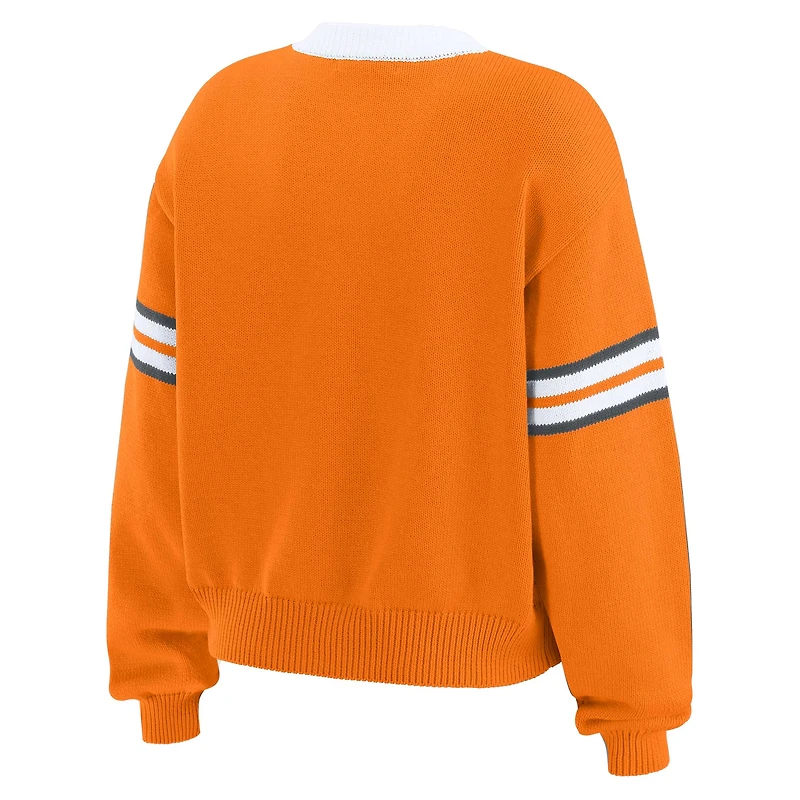 Pull à lacets Tennessee Orange Volunteers pour femme WEAR by Erin Andrews