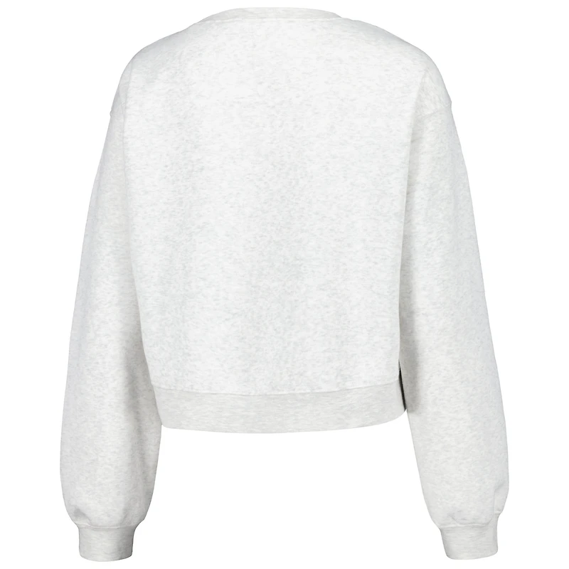 Sweat-shirt court ZooZatz Oatmeal Tennessee Volunteers Core Chenille pour femme