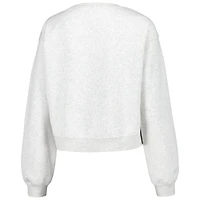 Sweat-shirt court ZooZatz Oatmeal Tennessee Volunteers Core Chenille pour femme
