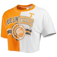 T-shirt court à couleurs contrastées Tennessee Volunteers ZooZatz pour femme